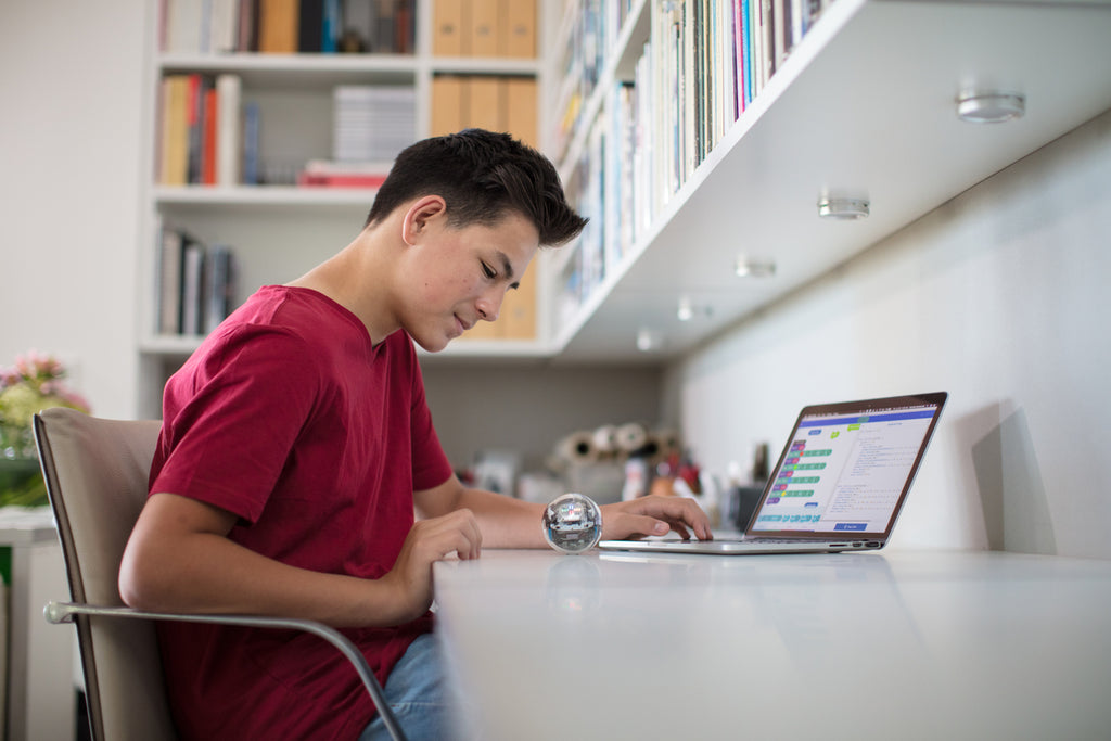 Programmable robots, like Sphero BOLT, are fun ways to learn how to start coding.