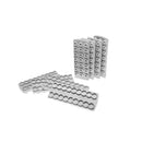 Group of grey littleBits brick adapter.