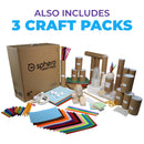 Also includes 2 Craft Packs with crafting supplies.