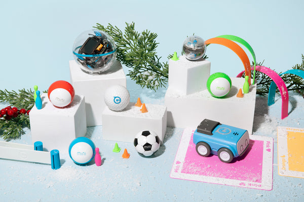 Sphero BOLT+, indi, and Mini.