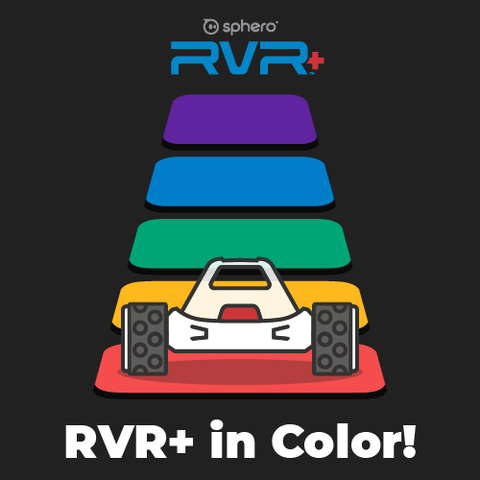 This Hour of Code activity features Sphero RVR+.