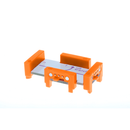 Orange littleBits w2 branch side view.