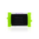 Green littleBits o6 buzzer.
