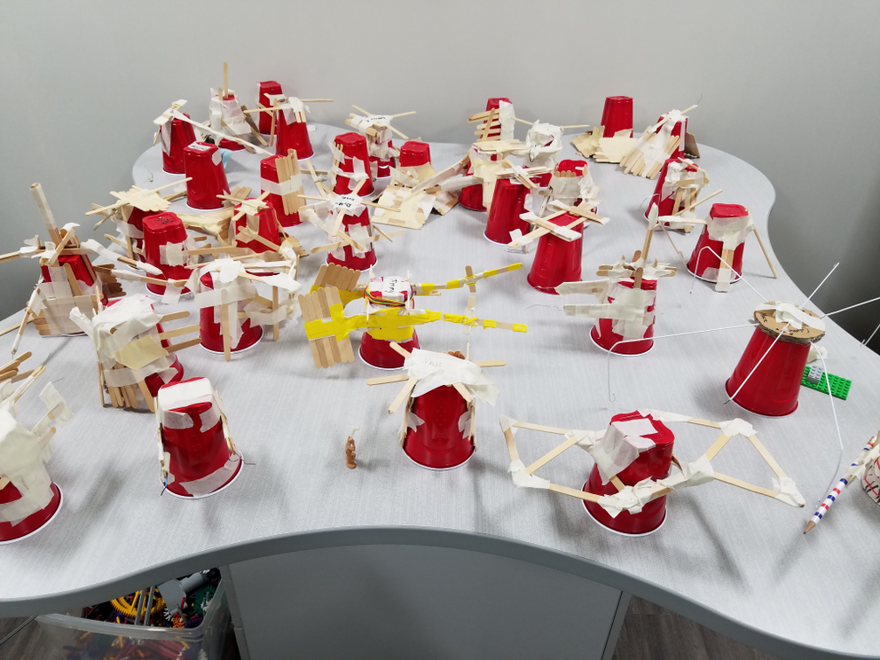 Sphero Battle Bots in the making.