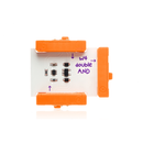 Orange littleBits w4 AND bit.