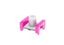 Pink littleBits i18 motion trigger side view.