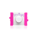 Pink littleBits i18 motion trigger.