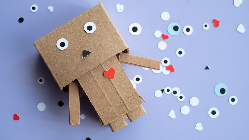 You can learn how to build a robot with common household and craft materials.