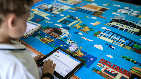 The Sphero Code Mat for Sphero BOLT robot makes a great educational gift for kids.