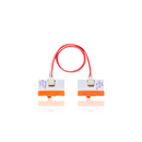 Orange littleBits w1 wire bit.
